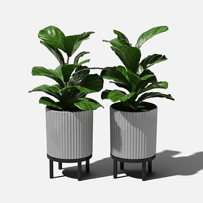 Veradek Demi Series Round Planter w/Stand - Image 9