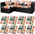 8Pcs Patio Cushion Covers, Outdoor Cushions Covers, Stretch Cushion Covers by Unknown