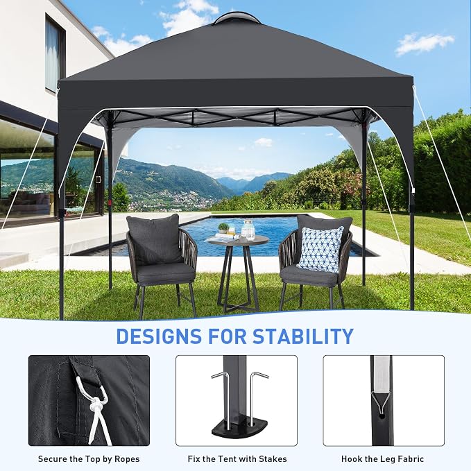 Pop Up Canopy, 10x10 FT Instant Outdoor Canopy Tent - Image 3