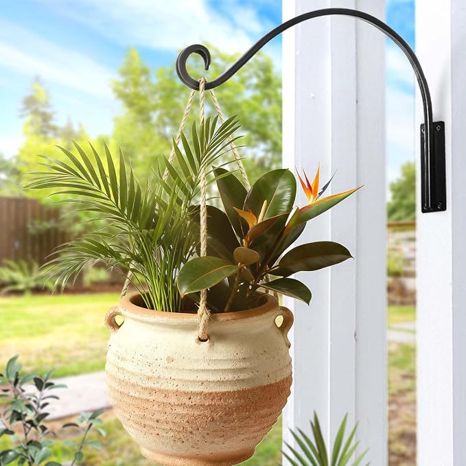 Qiang Ni Heavy-Duty Plant Hanger Outdoor: 16-Inch 80 lbs Hanging Plant Hooks - Image 2