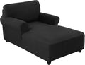 FantasDecor Chaise Lounge Cover Stretch Chair Lattice Slipcover by FantasDecor