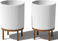 Veradek Demi Series Round Planter w/Stand by VeradekOutdoor