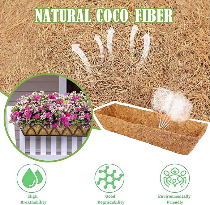 4 Pack 24 Inch Trough Coconut Liners - Image 3