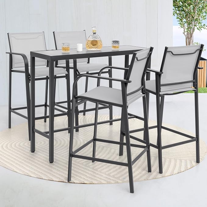 NUU GARDEN 5-Piece Outdoor Bar Set - Image 3