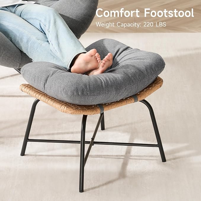ONBRILL Papasan Rocking Chair - Image 8