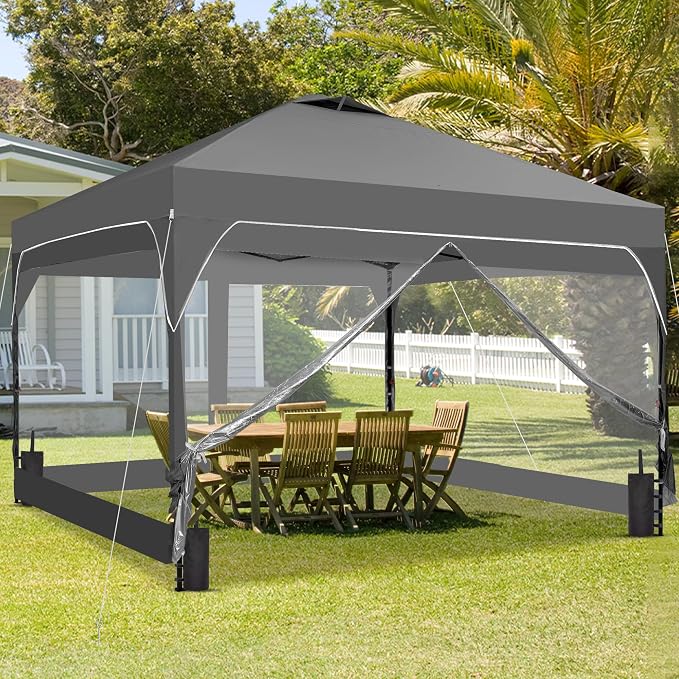 GDY 12x12FT Outdoor Pop Up Canopy Tent - Image 9