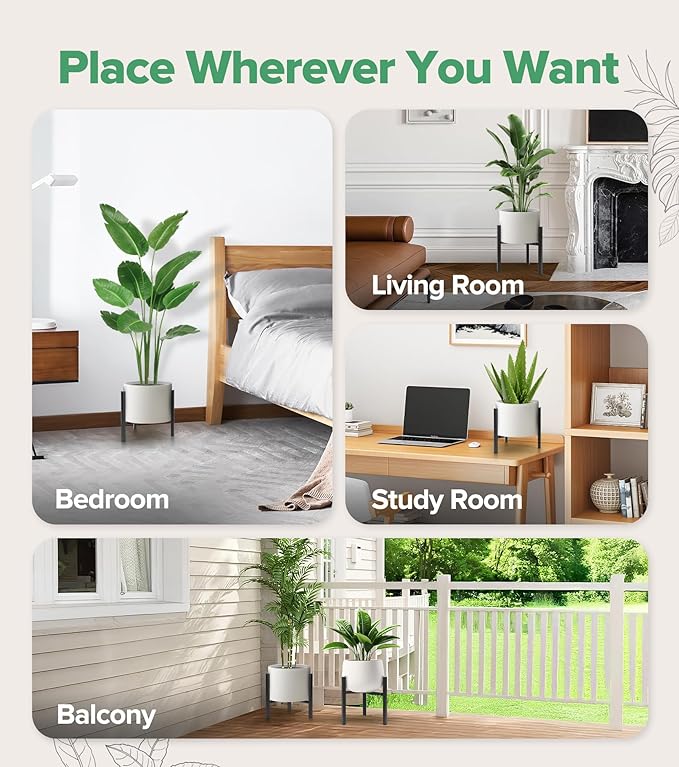 Plant Stand Indoor Adjustable 2 Pack, Metal Modern Indoor Plant Stand, Heavy - Image 6