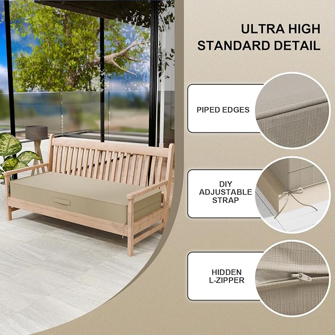 Outdoor Water-Resistant Olefin Chaise Lounge Cushions - Image 7