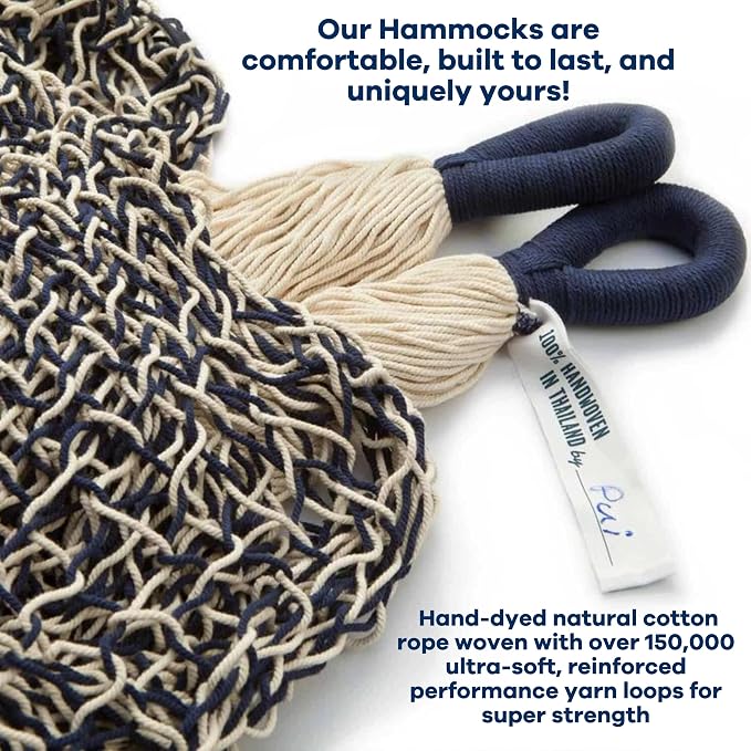 Handwoven Cotton Rope Hammock by Yellow Leaf Hammocks - Image 3