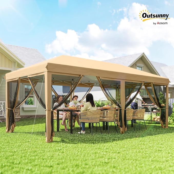 Outsunny 10' x 20' Pop Up Canopy Tent - Image 2