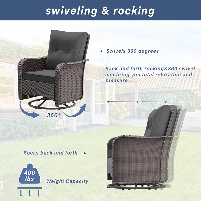 11 Pieces Patio Furniture Set - Image 5