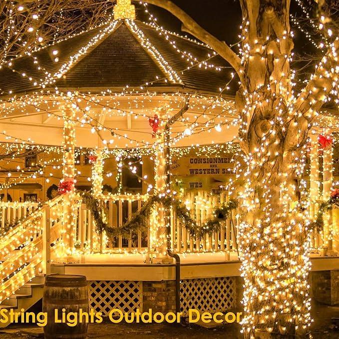 6 Pack 270FT Solar Christmas Lights Outdoor Waterproof, Super Bright 480 LED - Image 6
