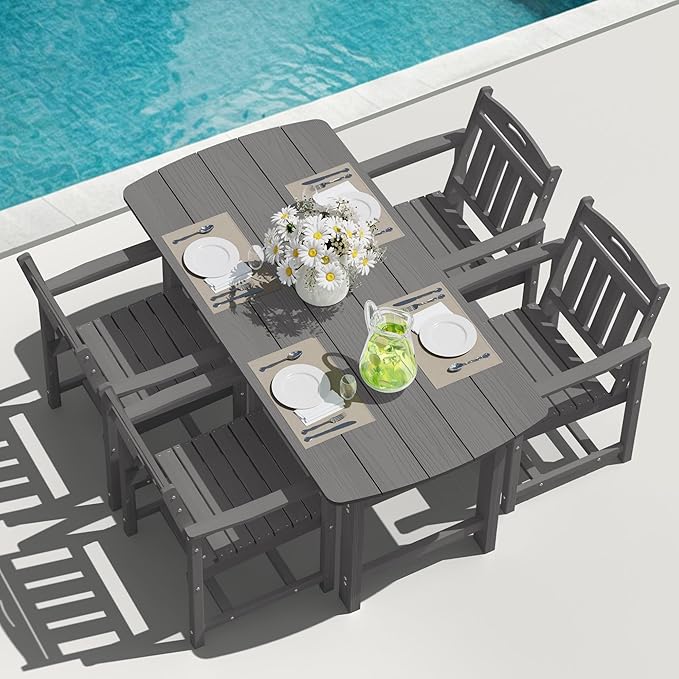 HDPE Outdoor Patio Dining Set by Suunyn