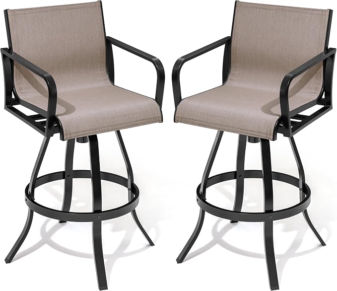 Crestlive Products Outdoor Swivel Bar Stools - Image 9