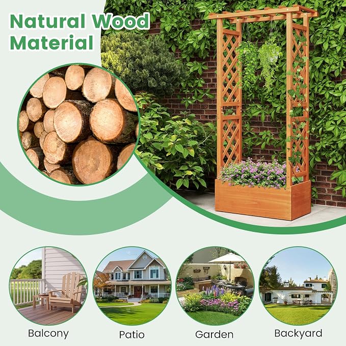 Giantex Set of 2 Raised Garden Bed - Image 3