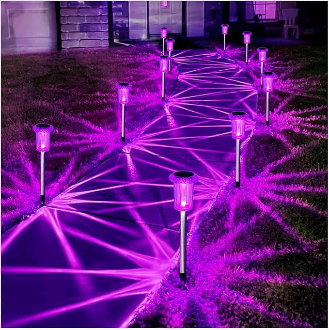 Halloween Solar Lights Outdoor 15 Pack Solar Pathway Lights Outdoor Halloween - Image 9