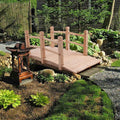 5 ft Garden Bridge for Outdoors, Wooden Bridge Pathway by Unknown