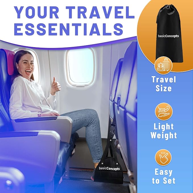 Airplane Footrest, Perfect Foot Hammock - Image 6