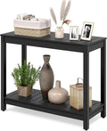 YITAHOME 38.3" Patio Bar Table Entry Console Table, 2-Shelf HIPS Indoor Outdoor by YITAHOME