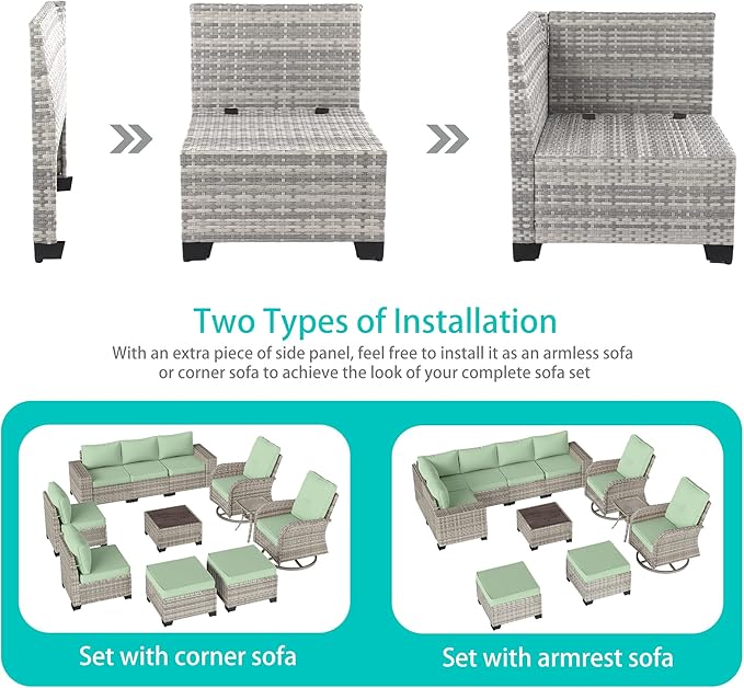 11-Piece Outdoor Patio Furniture Set - Image 2