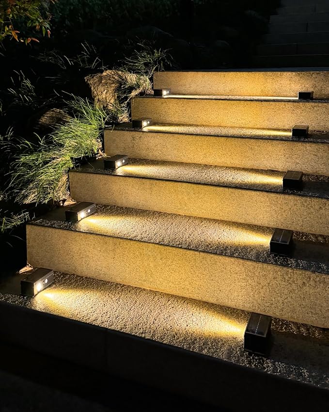 Solar Step Lights for Outside Motion Sensor Solar Stair Light Outdoor - Image 6