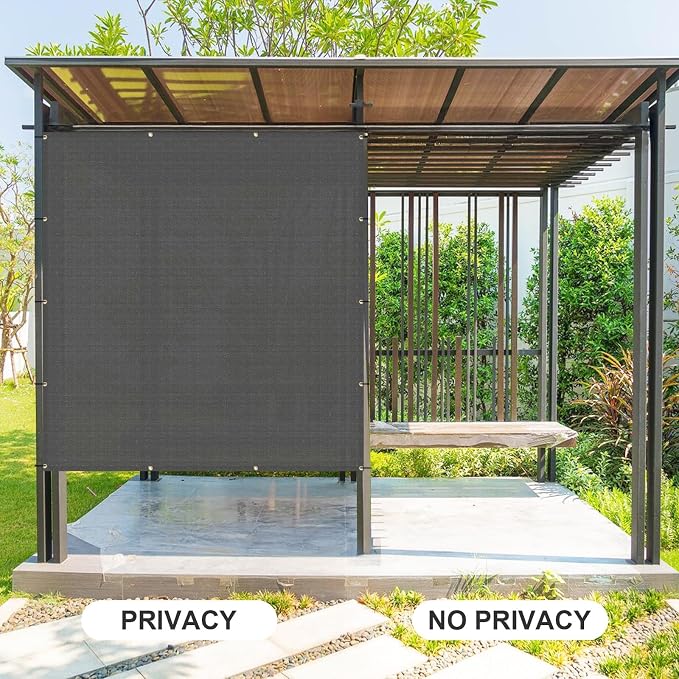 Cool Area Sun Shade Cloth with Grommets 4x12 FT Shade Panel Shade Tarp Screen - Image 2