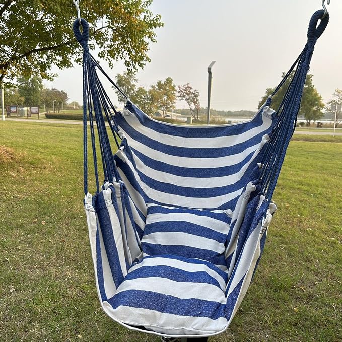 Hammock Chair Hanging Rope Swing, Topind Hanging Chair - Image 6