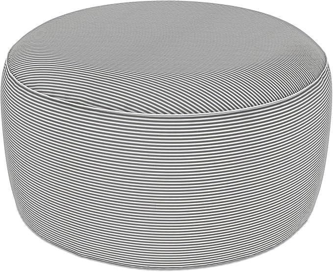 LVTXIII Indoor/Outdoor Extra Large Inflatable Ottoman Pouf D31 x H14 Inch by LVTXIII