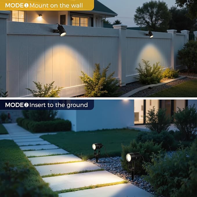 L LOHAS LED Dusk to Dawn Low Voltage Landscape Lighting, 3000K Warm White - Image 6