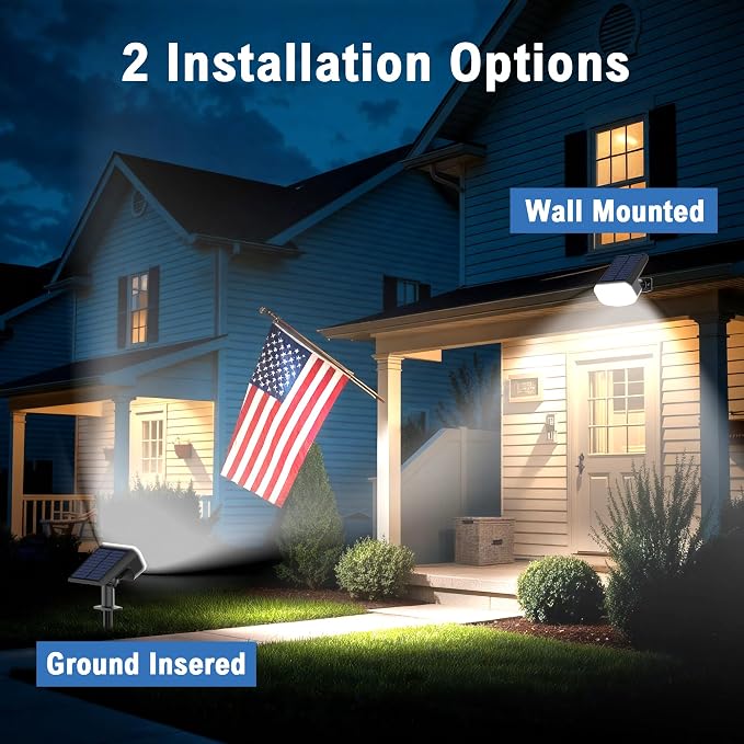 Solar Lights Outdoor Waterproof IP65, Super Bright LED, Cool Light 2 Lighting - Image 6
