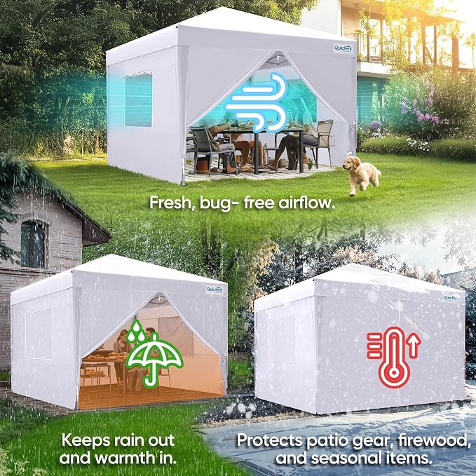 Quictent Privacy 10x10 Pop up Canopy Tent - Image 4