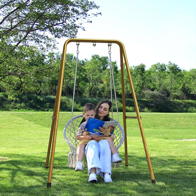 G TALECO GEAR Hammock Chair Stand, Heavy-Duty Steel Hammock Stand, 300LBS - Image 2