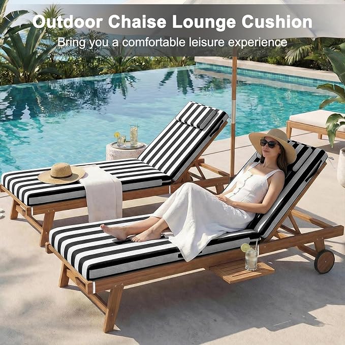 Outdoor Lounge Chair mat, 71 inches x 21 inches, Waterproof Chaise Lounge - Image 7