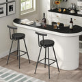 Bar Stools, Bar Chairs with Backrest and Footrest, Kitchen Stools with by MAHANCRIS