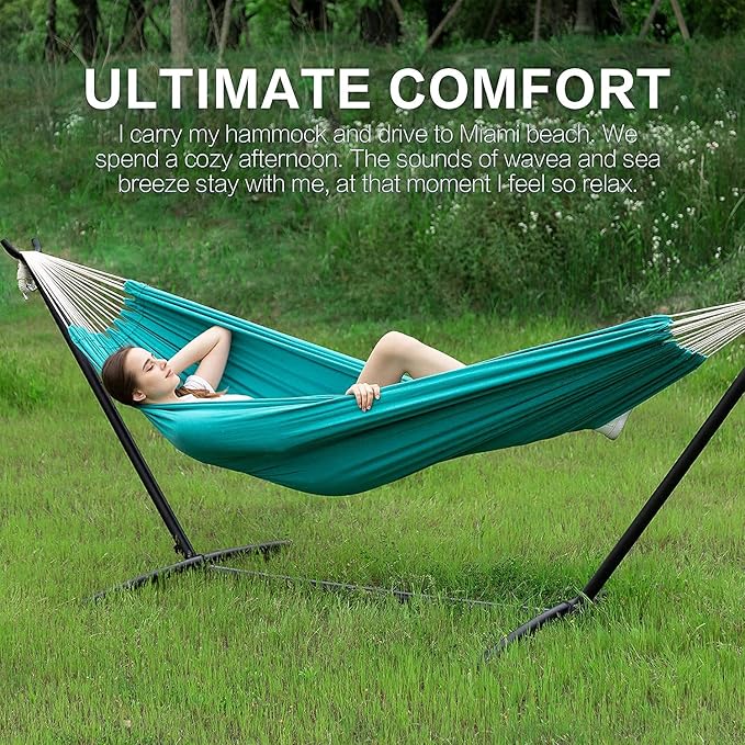 PNAEUT Double Hammocks with Stand - Image 9