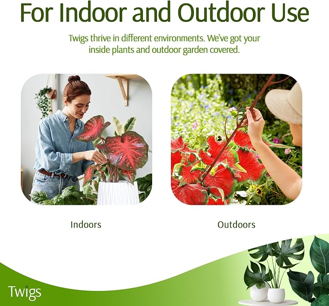 Stackable Plant Support Stakes, Indoor & Outdoor Houseplant Stem Support - Image 7