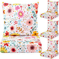 Hoteam 4 Set Outdoor Chair Patio Cushions 20 x 20 Inch Deep Seat Waterproof by Hoteam