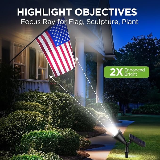 InnoGear Solar Lights Outdoor Waterproof Solar Garden Light - Image 3