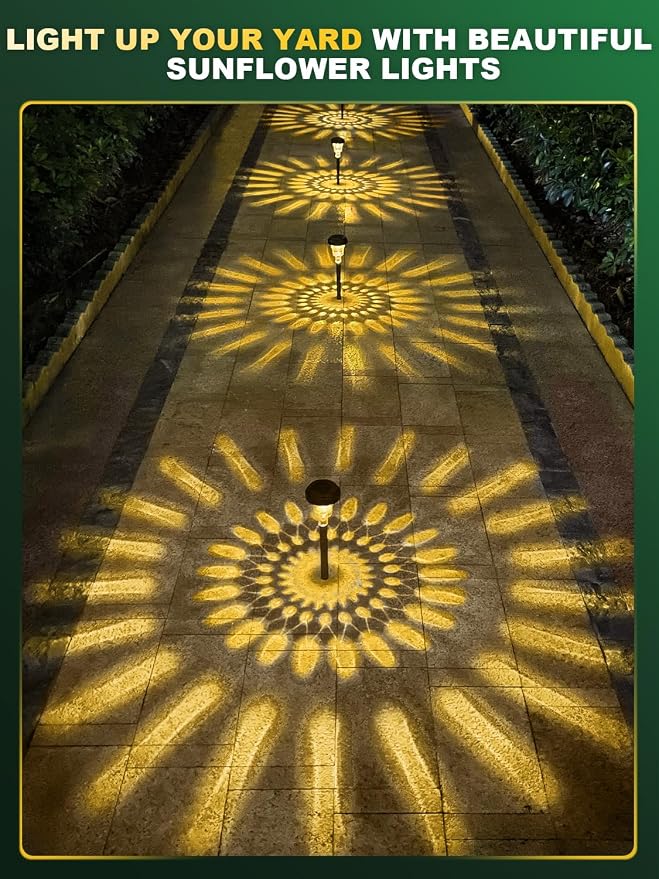 ROOR Ultra Bright Solar Pathway Lights 16 Pack, Outdoor Solar Yard Lights - Image 2