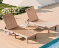 WACASA Outdoor Chaise Lounge Chairs Set of 2, Oversized Lounge Chairs by WACASA