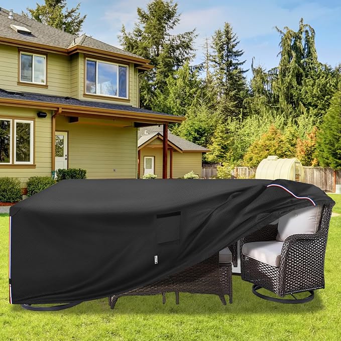 Patio Furniture Cover for 5 Pieces Set-Waterproof 600D Oxford Fabric Cover for - Image 7