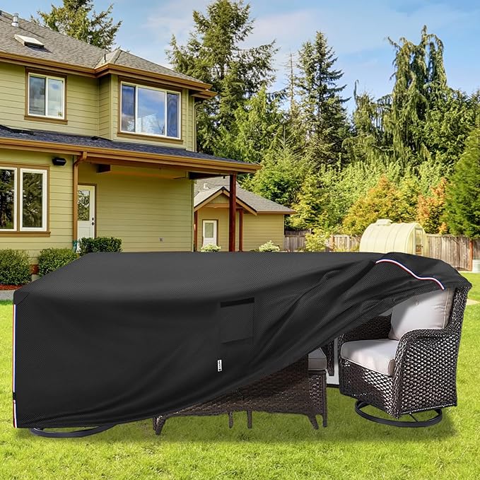 Patio Furniture Cover for 5 Pieces Set-Waterproof 600D Oxford Fabric Cover for - Image 8