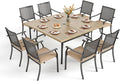 PHI VILLA 9 Pieces Outdoor Dining Set by PHIVILLAThepioneerofcomfortablehouseholdsupplies