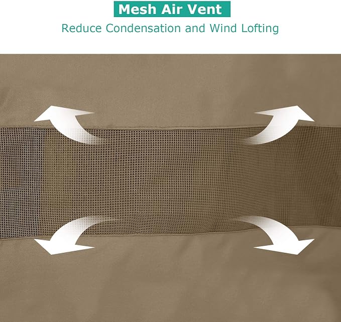 SunPatio Waterproof Patio Sofa Covers, Heavy Duty Outdoor Furniture Covers - Image 5
