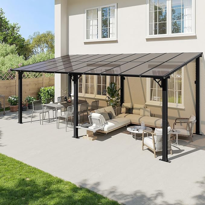 Aoxun 20' x 10' Gazebo for Patio, Gazebo Pergola - Image 3