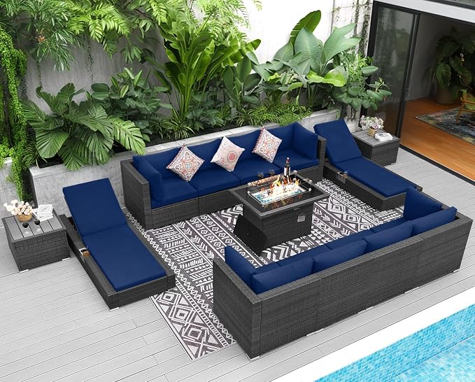 NICESOUL 13 Piece Outdoor Seating - Image 2
