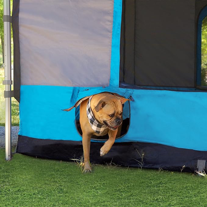 E-Z UP Camping Cube 6.4, Converts 10' Straight Leg Canopy into Camping Tent - Image 4