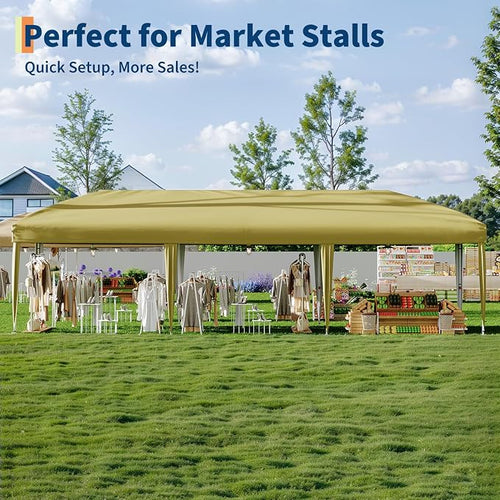 10x30 Pop Up Canopy with 8 SideWalls - Image 2