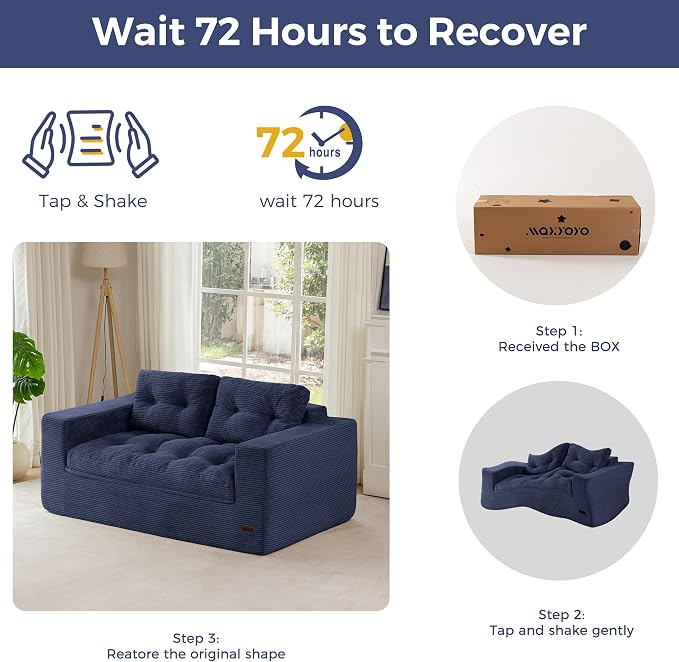 MAXYOYO 63" Loveseat Sofa Couch - Image 8