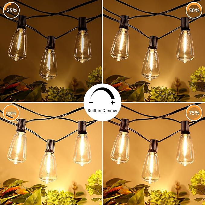Brightever 200FT Outdoor String Lights - Image 4